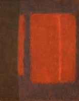 Komposisjon med rødt. 90 x70cm
