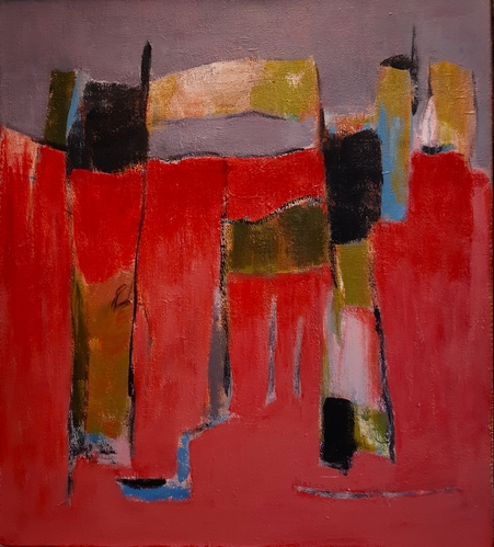 Landskap.60 x 70cm. 